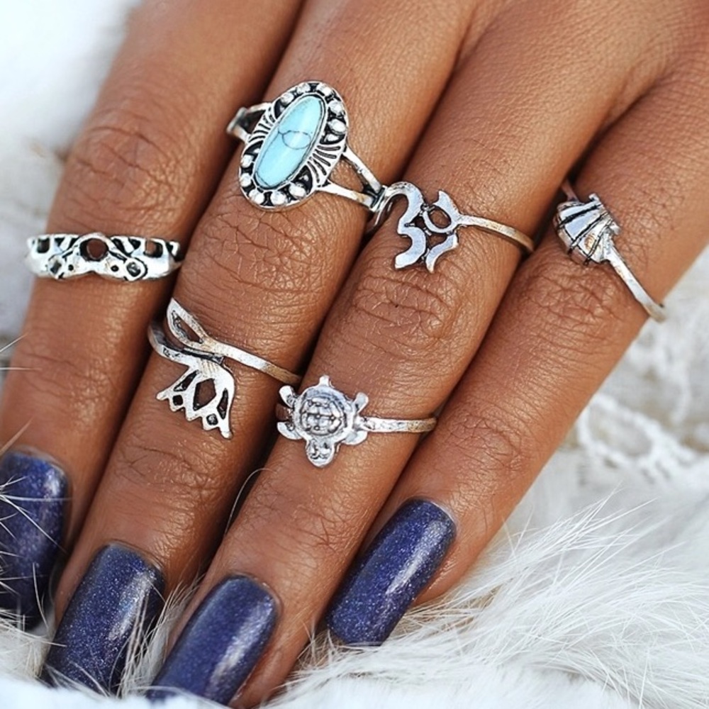 🐘🐢 Beautiful Ring Set